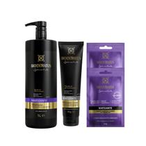 Kit Specialiste Matizante Bio Extratus - Platinado (Shampoo 1L/2x Dose 30g/Máscara Cinza 90g)