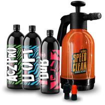 Kit Speed pH Pro Kers Dub Boyz Speed Clean 2L D-Off AC2-Pro Snow Many 1,5L Lavagem Automotiva