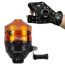 Kit Spin Cast com Linha Luva + Bracelete Proteção para Pesca Direita Kit Spin Cast com Linha Luva + Bracelete Proteção para Pesca Direita