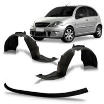Kit Spoiler Parachoque Citroen C3 2003 2004 2005 2006 2007 2008 Com par Parabarro