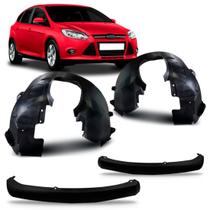 Kit Spoiler Parachoque Focus 2014 2015 2016 Com Par Parabarros