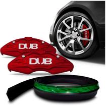 Kit Spoiler Universal Flexível Com Capa de Pinça Cereja