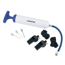 Kit Sport Inflador de Bola Com 2 Apito Com Cordão e 3 Bicos de Encher