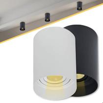 Kit Spot De Sobrepor Redondo Direcionável + Lâmpada Led Mr16