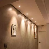 Kit Spot Led Embutir Redondo 6W 3000K Branco Blumenau