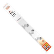 Kit spot led trilho 3x7w 2700k branco 100-240v