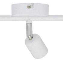 Kit Spot Sobrepor Trilho Branco 3 Lampadas 50w Inspire Ip20 Kit Spot Sobrepor Trilho Branco 3 Lampadas 50w Inspire Ip20