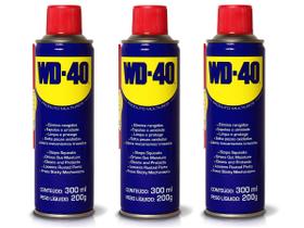 Kit Spray AntiFerrugem WD40 Lubrificante Desengripante Multi Uso 300ML 3 Unidades