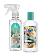 Kit Spray Aromatizante Chá Branco Gotas Perfumadas Para Pisos Ambientes Sofisticados Premium
