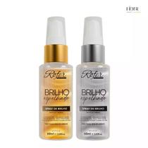 Kit Spray De Brilho Brilho Espelhado Doce e Amadeirado Rofer 60ml