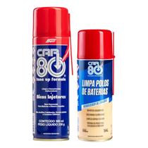 Kit Spray Descarbonizante E Limpa Polo De Bateria Car80