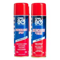 Kit Spray Desengraxante E Silenciador De Freio Car80