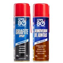 Kit Spray Grafite E Removedor De Junta Car80 Kit Spray Grafite E Removedor De Junta Car80