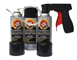 Kit Spray Inibidor de Ferrugem Fluid Film 3x350 ml com Can Gun Kit Spray Inibidor de Ferrugem Fluid Film 3x350 ml com Can Gun