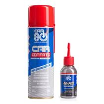 Kit Spray Limpa Contato Elétrico E Grafite Em Pó Car80