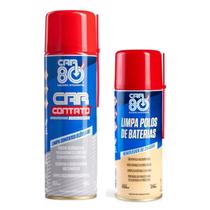 Kit Spray Limpa Contato Elétrico Limpa Polo De Bateria Car80