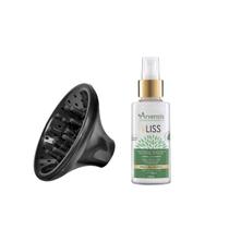 Kit Spray Liss Arvensis + Difusor Simples Preto Santa Clara Kit Spray Liss Arvensis + Difusor Simples Preto Santa Clara