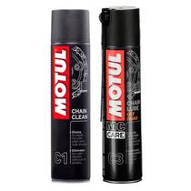 Kit Spray Motul Lubrificação Limpeza Corrente Motos Off On Road Kit Spray Motul Lubrificação Limpeza Corrente Motos Off On Road