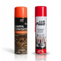 Kit Spray Óleo Desengripante e Limpa Contato Elétrico 300 ML