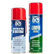 Kit Spray Protetor De Polo De Bateria E Limpa Freio Car80 Kit Spray Protetor De Polo De Bateria E Limpa Freio Car80