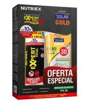 KIT Spray Repelente d Expert Total Family 10 horas 200ml + Protetor Solar Repelente Gold FPS30 125ml