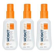 Kit Spray Repelente Farmax MoskitOff Adulto Com 3 100ml Kit Spray Repelente Farmax MoskitOff Adulto Com 3 100ml