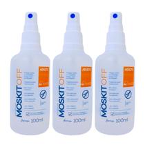 Kit Spray Repelente Farmax MoskitOff Adulto Com 3 100ml