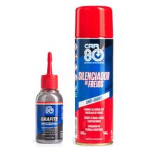 Kit Spray Silenciador De Freios E Grafite Em Pó Car80