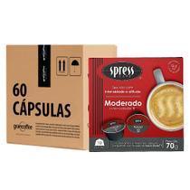 Kit Spress Café Moderado Cápsulas Compatível Dolce Gusto 60 Unidades