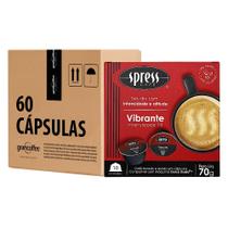Kit Spress Café Vibrante Cápsulas Compatível Dolce Gusto 60 Unidades Kit Spress Café Vibrante Cápsulas Compatível Dolce Gusto 60 Unidades