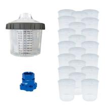 KIT SPW - 01 Caneca Completa 01 Adaptador e 20 Refil Camisa Interna - SPWkit-20ad