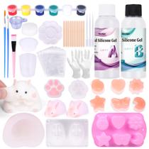 Kit Squishy Bounlgsr Taba Squishes com molde e gel para squishies DIY