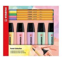 Kit STABILO Pastel Collection 5 Stabilo Boss + 5 Point 88