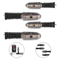 Kit Stallion Pisca Led Sequencial Dianteiro/Traseiro Factor Xtz Lander Fazer Ybr 150/250 Kit Stallion Pisca Led Sequencial Dianteiro/Traseiro Factor Xtz Lander Fazer Ybr 150/250