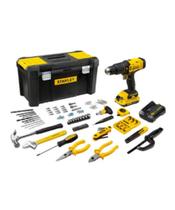 Kit Stanley Parafusadeira/Furadeira 20V Bivolt +Caixa e 119 Acessórios