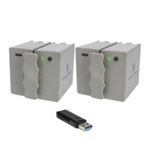 Kit Stealth Cam 360 Cam Max com bateria 5400mAh 2 unidades