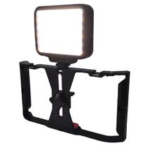 Kit Stedicam Celulares com Iluminador Led 5009c L