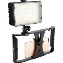 Kit Stedicam Celulares + Iluminador Led 5009 Para Youtube