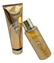 Kit Stella Dustin Zodiac leo Body Splash + Creme Corporal com Colágeno e Brilho