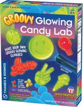 Kit STEM Thames e Kosmos Groovy Glowing Candy Lab com LED
