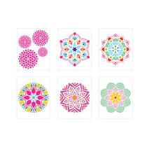 Kit Stencil 10 unid - Mandalas - Ref 43