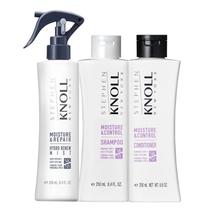 Kit Stephen Knoll Moisture & Control - Shampoo 250ml + Condicionador 250ml + Leave-in 250ml Kit Stephen Knoll Moisture & Control - Shampoo 250ml + Condicionador 250ml + Leave-in 250ml