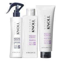 Kit Stephen Knoll Moisture & Control - Shampoo 250ml + Máscara 222ml + Leave-in 250ml Kit Stephen Knoll Moisture & Control - Shampoo 250ml + Máscara 222ml + Leave-in 250ml