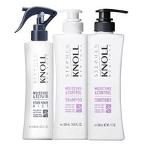 Kit Stephen Knoll Moisture & Control - Shampoo 500ml + Condicionador 500ml + Leave-in 250ml Kit Stephen Knoll Moisture & Control - Shampoo 500ml + Condicionador 500ml + Leave-in 250ml