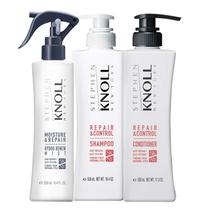 Kit Stephen Knoll Repair & Control - Shampoo 500ml + Condicionador 500ml + Leave-in Moisture 250ml Kit Stephen Knoll Repair & Control - Shampoo 500ml + Condicionador 500ml + Leave-in Moisture 250ml