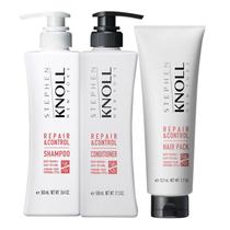 Kit Stephen Knoll Repair & Control - Shampoo 500ml + Condicionador 500ml + Máscara 224ml