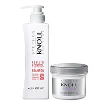 Kit Stephen Knoll Repair & Control - Shampoo 500ml + Máscara Damage 276ml Kit Stephen Knoll Repair & Control - Shampoo 500ml + Máscara Damage 276ml
