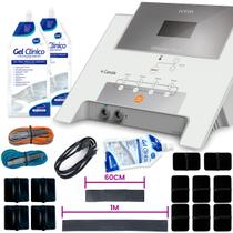 Kit Stimulus Physio 4 Canais e 6 Correntes, Russa, Australiana - HTM Kit Stimulus Physio 4 Canais e 6 Correntes, Russa, Australiana - HTM
