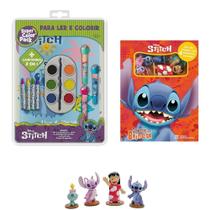 Kit: Stitch Contos para Brincar + Disney - Super Color Pack - Stitch