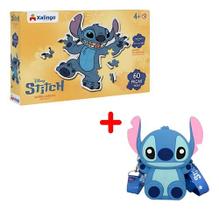 Kit Stitch Jogo Quebra Cabeça Disney 60 Peças + Bolsinha Kit Stitch Jogo Quebra Cabeça Disney 60 Peças + Bolsinha